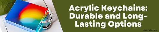 Acrylic Keychains: Durable and Long-Lasting Options