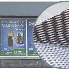 custom printed perforated vinyl